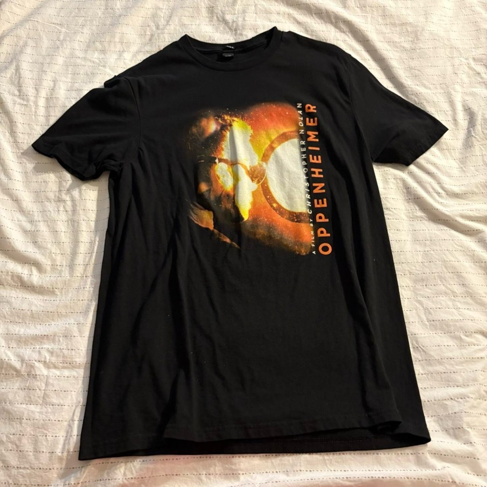 Oppenheimer Official movie Promo tshirt Cillian Murphy Christopher Nolan
